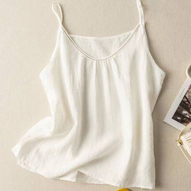 Cotton Linen Camisole Tank Top